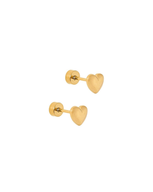 Screwback Stud Earrings - Hadley Gold - LINNY CO WholesaleStuds