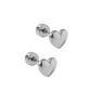 Screwback Stud Earrings - Hadley Silver - LINNY CO WholesaleStuds