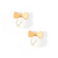 Screwback Stud Earrings - Heidi Pearl Bow - LINNY CO WholesaleStuds
