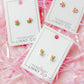Screwback Stud Earrings - Heidi Pearl Bunny - LINNY CO WholesaleStuds