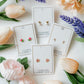 Screwback Stud Earrings - Heidi Pearl Bunny - LINNY CO WholesaleStuds