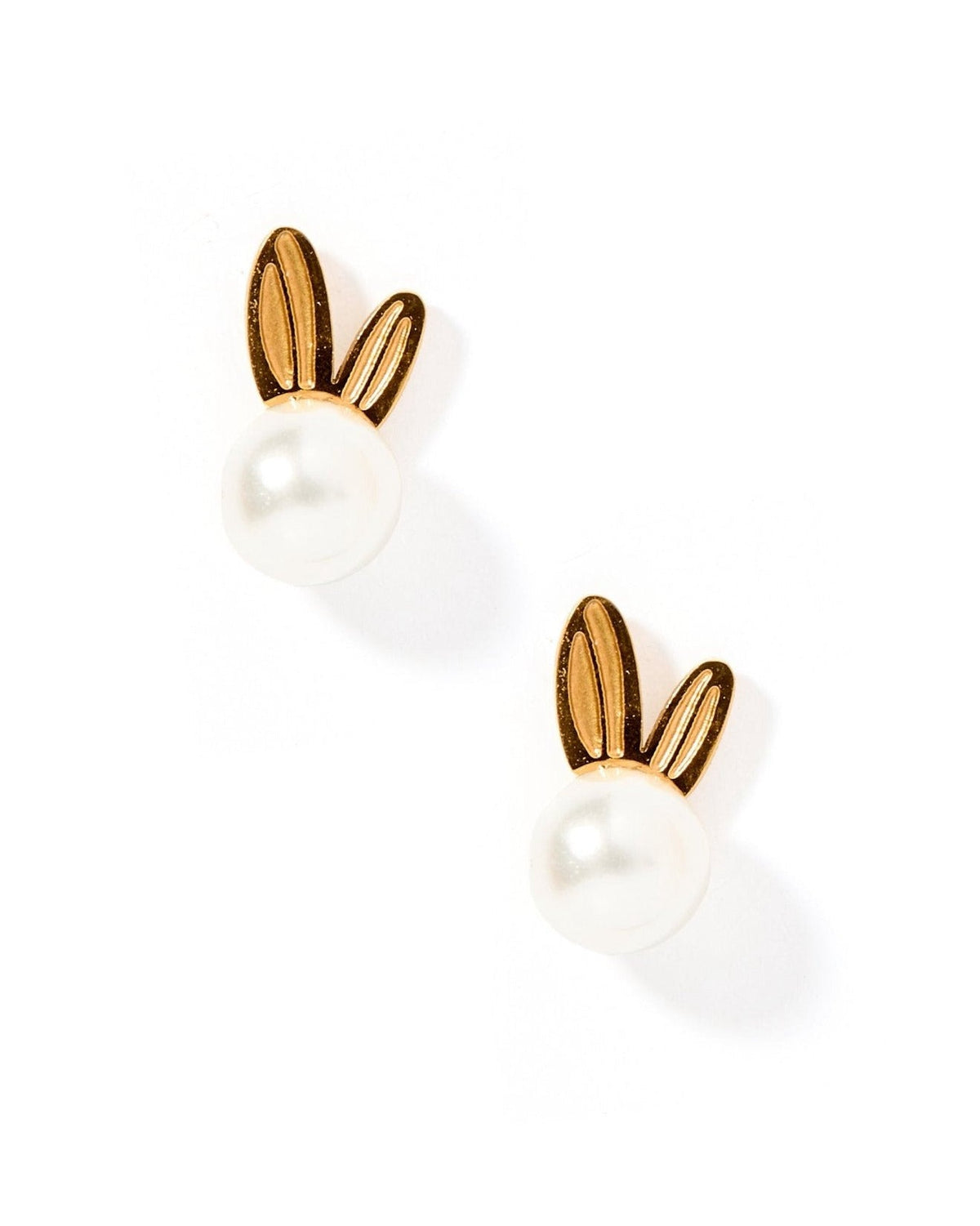 Screwback Stud Earrings - Heidi Pearl Bunny - LINNY CO WholesaleStuds