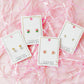 Screwback Stud Earrings - Heidi Pearl Bunny - LINNY CO WholesaleStuds
