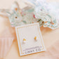 Screwback Stud Earrings - Heidi Pearl Bunny - LINNY CO WholesaleStuds
