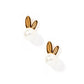 Screwback Stud Earrings - Heidi Pearl Bunny - LINNY CO WholesaleStuds