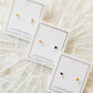 Screwback Stud Earrings - Heidi Pearl Heart - LINNY CO WholesaleStuds