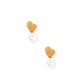 Screwback Stud Earrings - Heidi Pearl Heart - LINNY CO WholesaleStuds