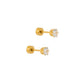 Screwback Stud Earrings - Helen Gold - LINNY CO WholesaleStuds