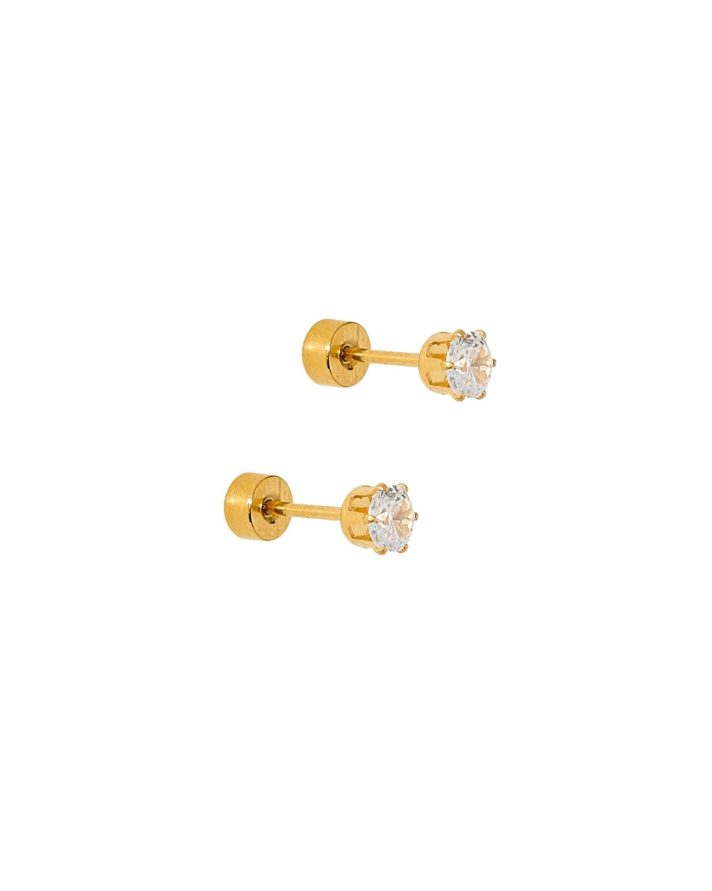 Screwback Stud Earrings - Helen Gold - LINNY CO WholesaleStuds