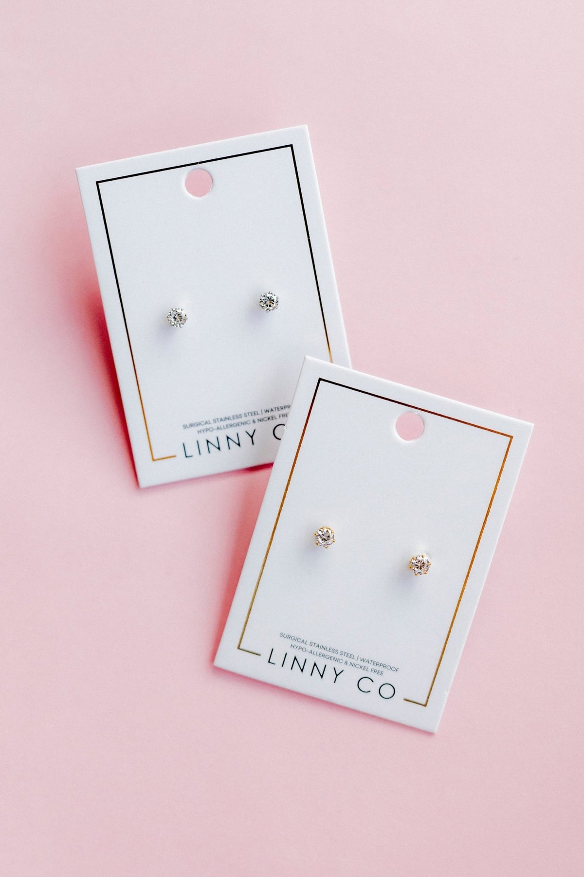 Screwback Stud Earrings - Helen Gold - LINNY CO WholesaleStuds