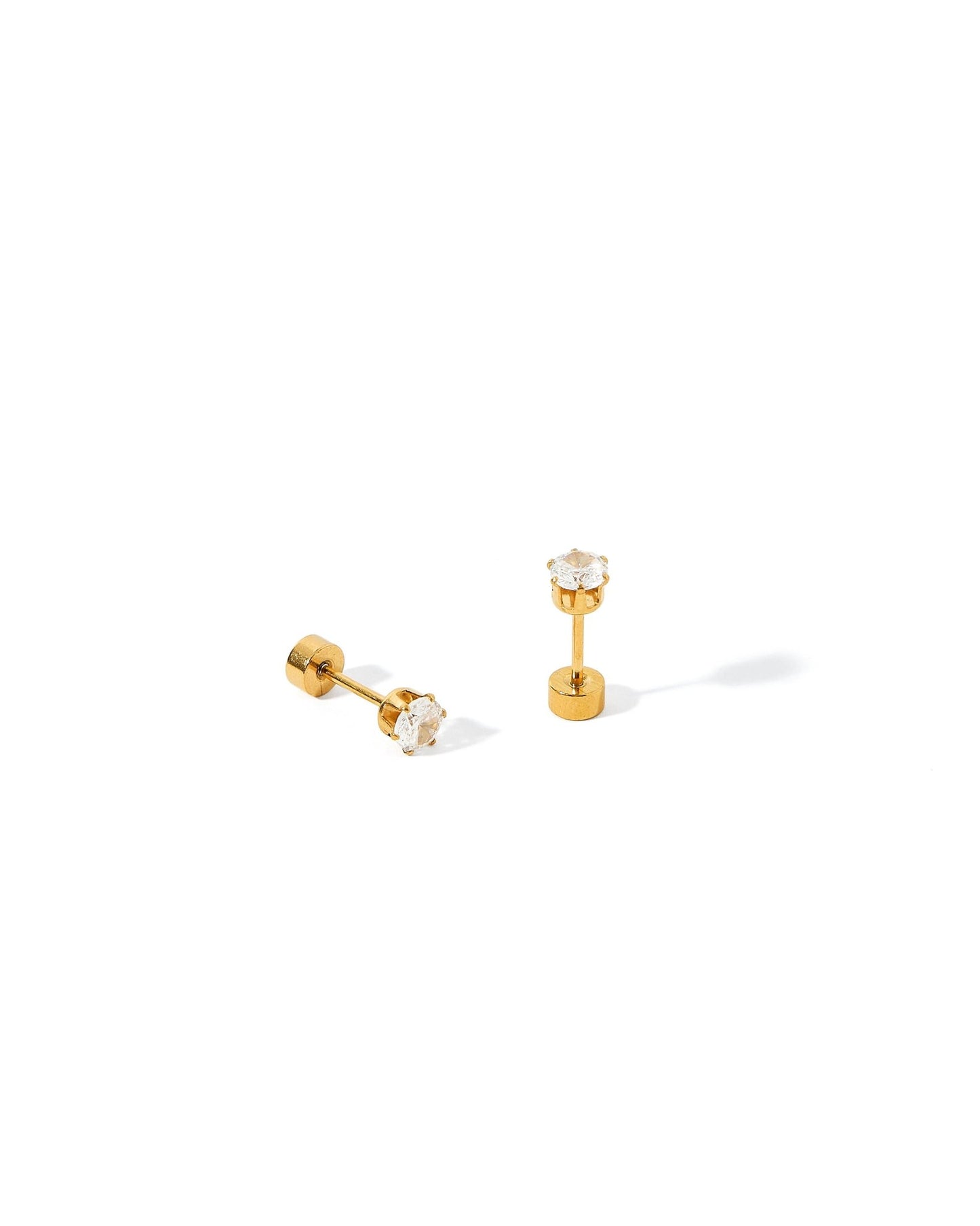 Screwback Stud Earrings - Helen Gold - LINNY CO WholesaleStuds