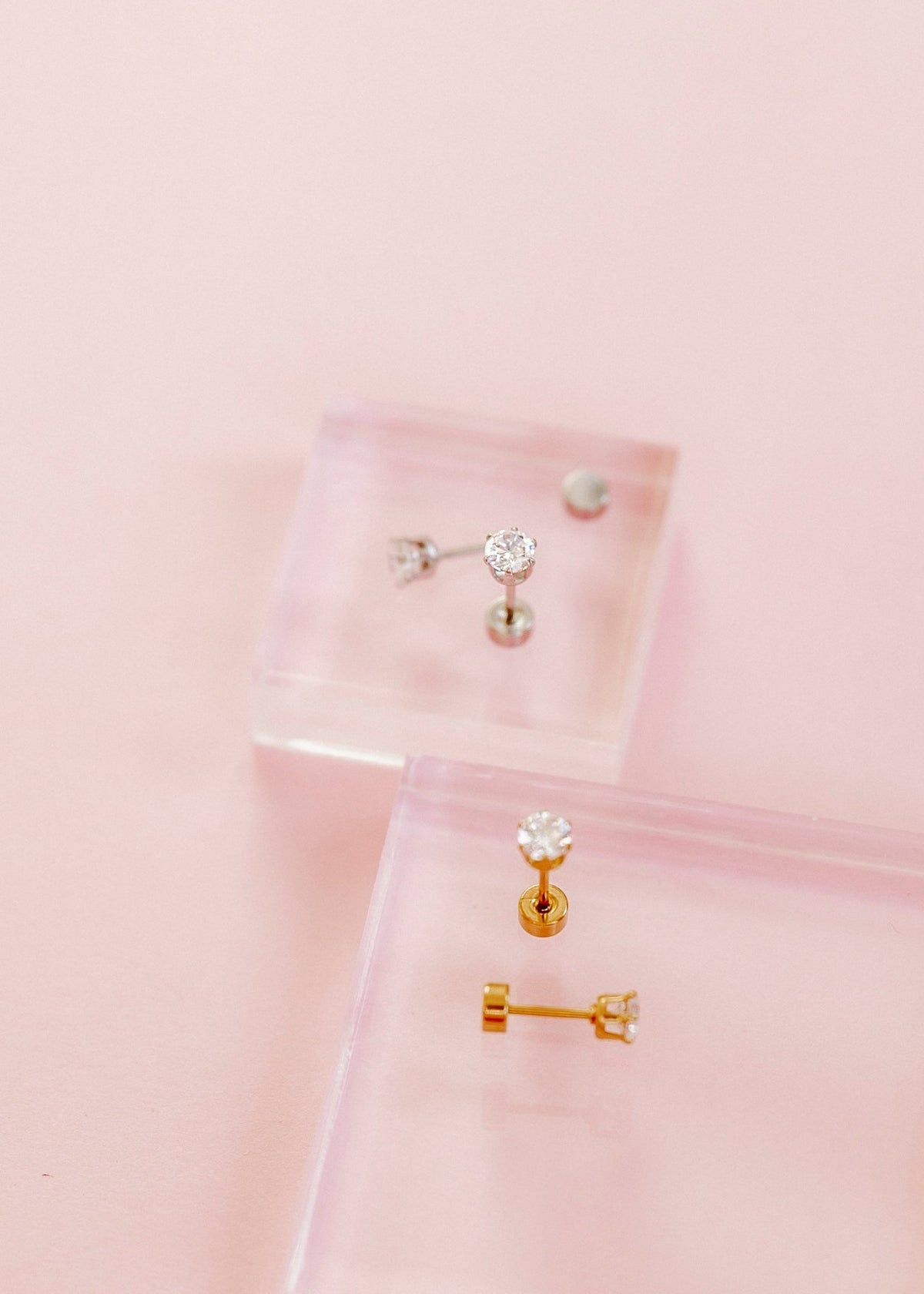 Screwback Stud Earrings - Helen Gold - LINNY CO WholesaleStuds