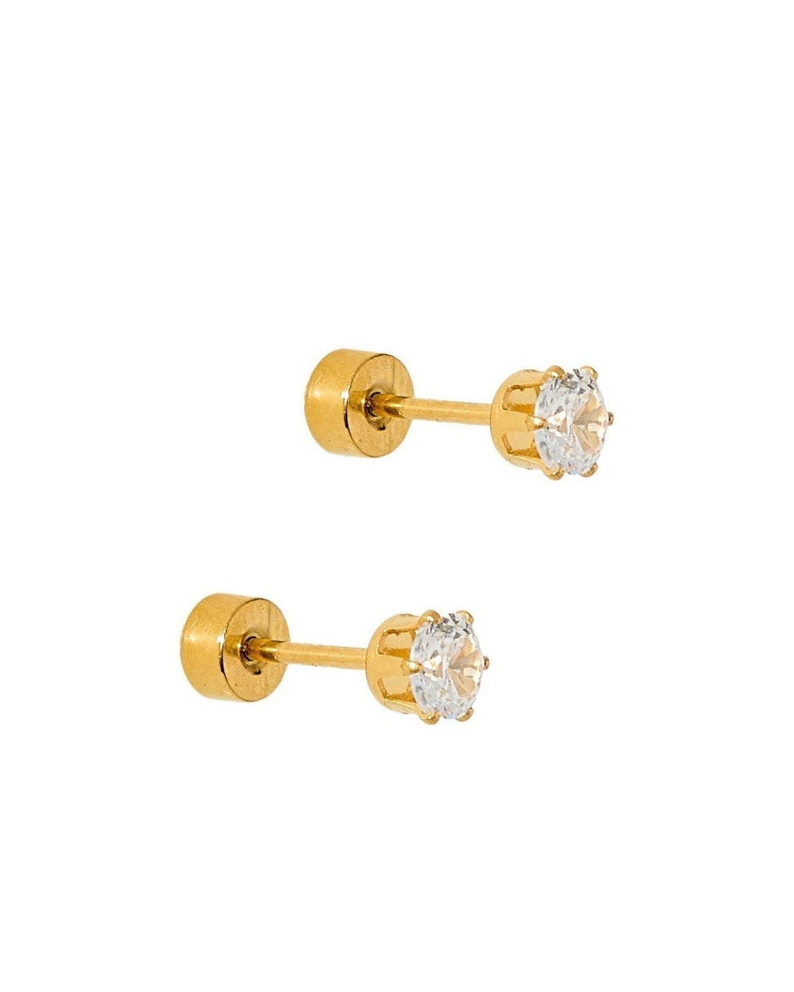 Screwback Stud Earrings - Helen Gold - LINNY CO WholesaleStuds