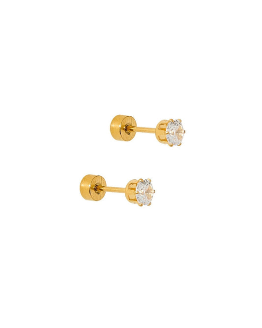 Screwback Stud Earrings - Helen Gold - LINNY CO WholesaleStuds