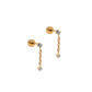 Screwback Stud Earrings - Holland Gold - LINNY CO Wholesale