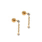 Screwback Stud Earrings - Holland Gold - LINNY CO Wholesale