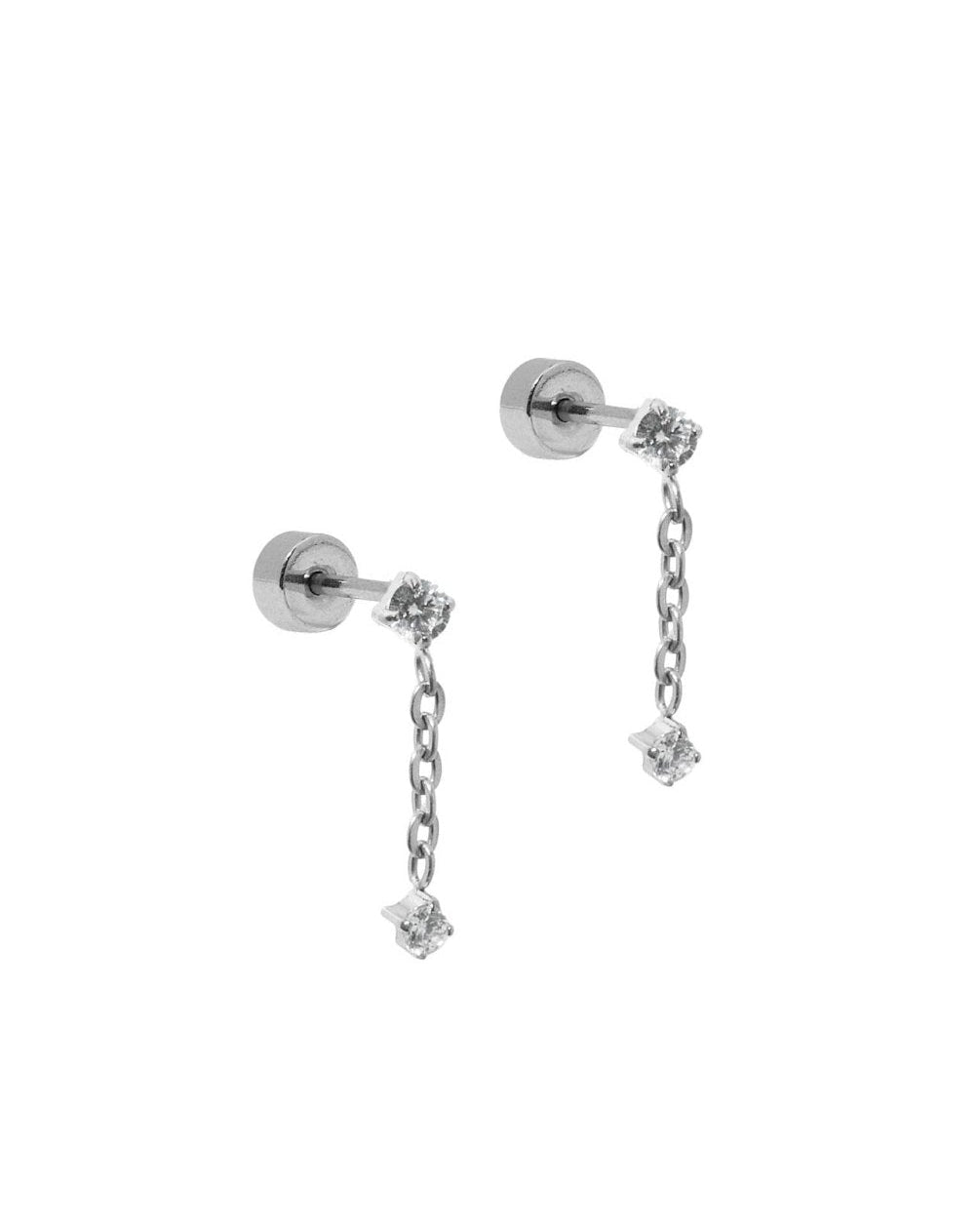 Screwback Stud Earrings - Holland Silver - LINNY CO Wholesale