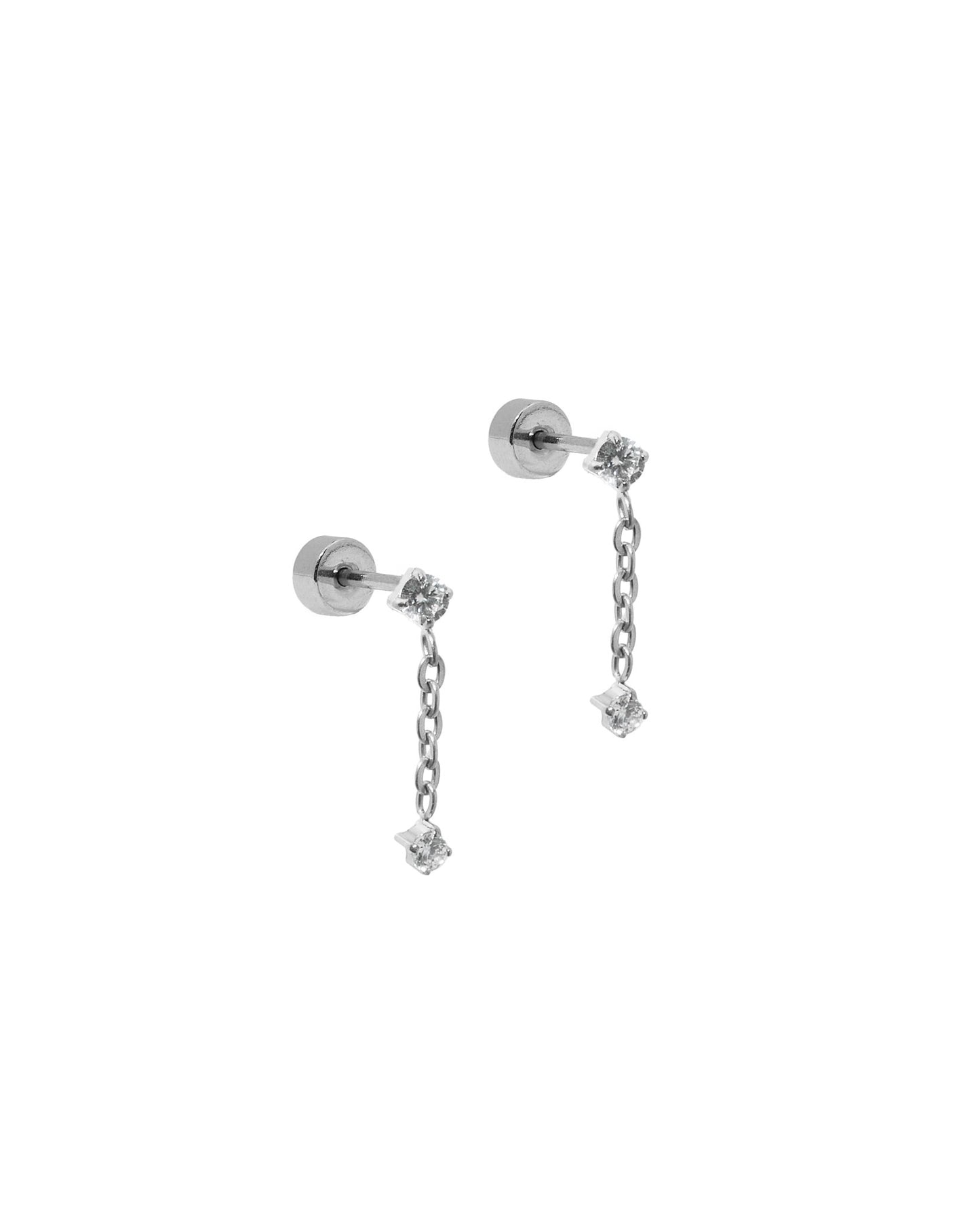 Screwback Stud Earrings - Holland Silver - LINNY CO Wholesale