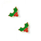Screwback Stud Earrings - Holly Berry - LINNY CO WholesaleStuds