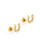 Screwback Stud Earrings - Horseshoe Gold - LINNY CO WholesaleStuds
