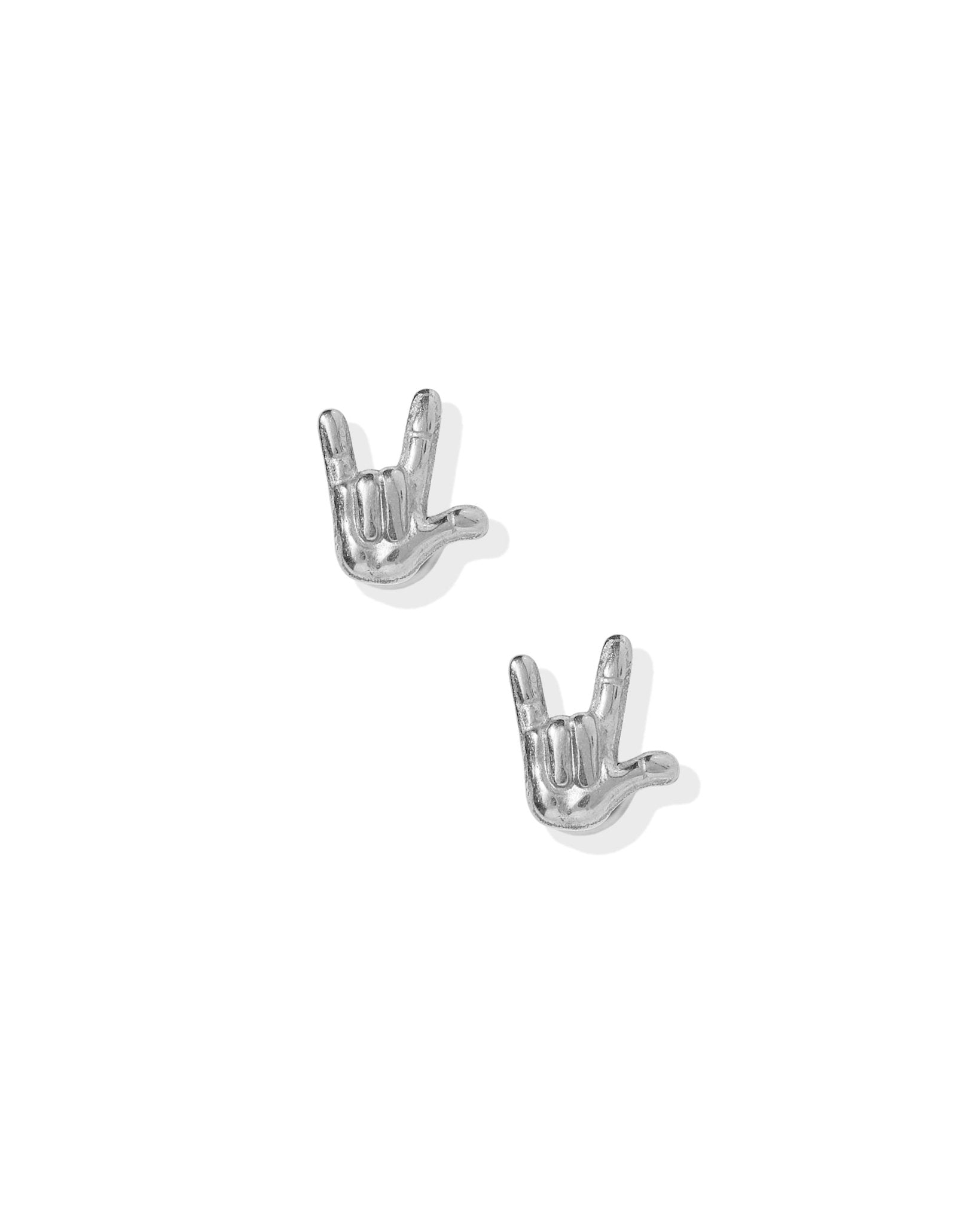 Screwback Stud Earrings - ILY Silver - LINNY CO Wholesale