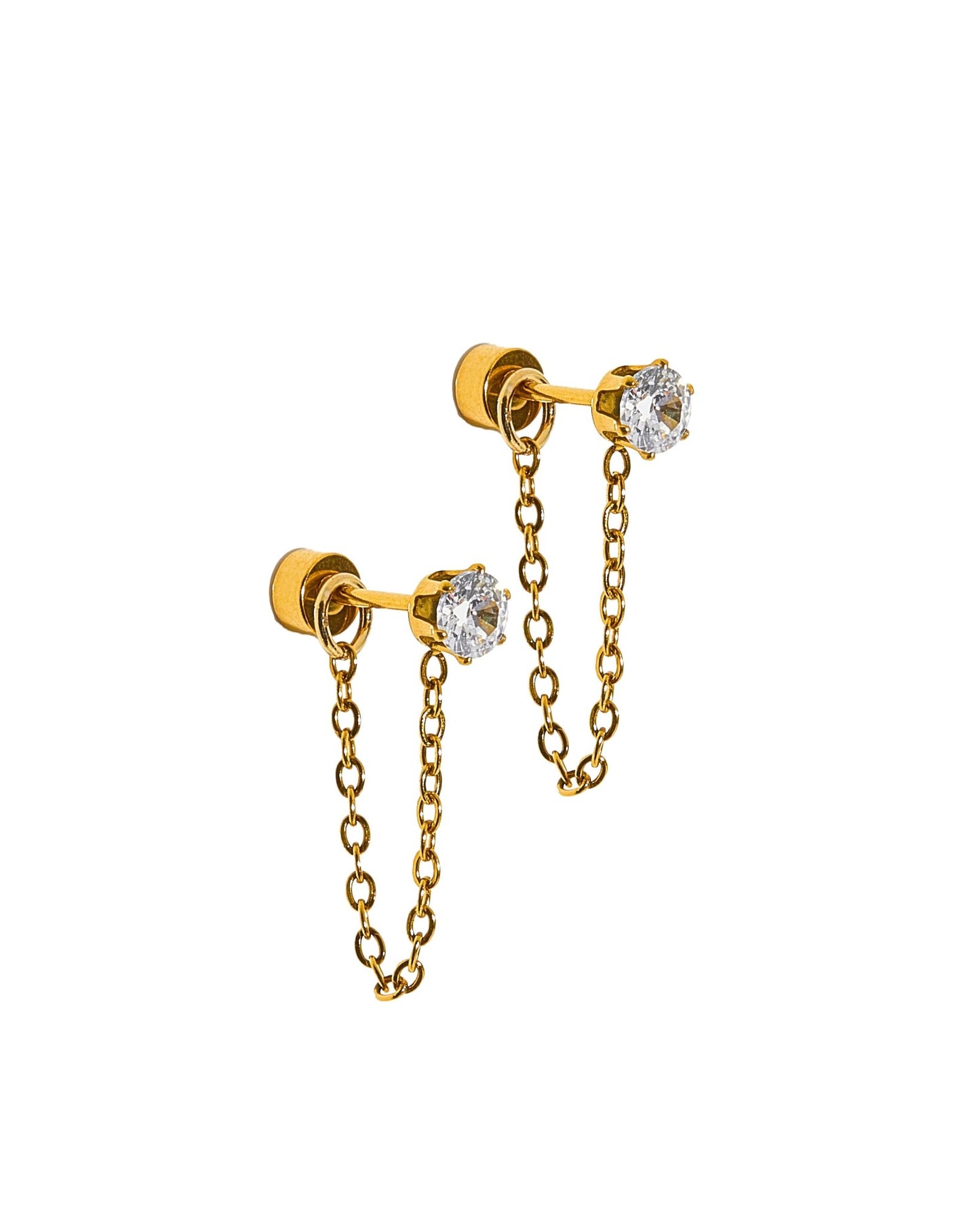 Screwback Stud Earrings - Indy Gold - LINNY CO WholesaleStuds