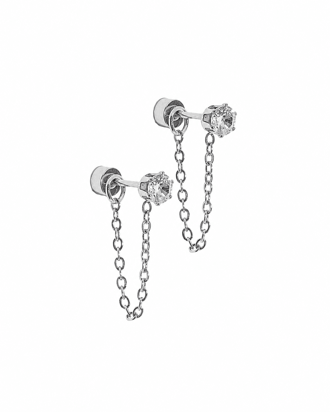 Screwback Stud Earrings - Indy Silver - LINNY CO WholesaleStuds