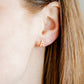 Screwback Stud Earrings - Initial A - LINNY CO WholesaleStuds