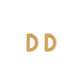 Screwback Stud Earrings - Initial D - LINNY CO WholesaleStuds