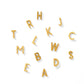 Screwback Stud Earrings - Initial E - LINNY CO WholesaleStuds