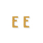Screwback Stud Earrings - Initial E - LINNY CO WholesaleStuds
