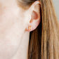 Screwback Stud Earrings - Initial H - LINNY CO WholesaleStuds