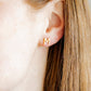 Screwback Stud Earrings - Initial M - LINNY CO WholesaleStuds