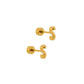 Screwback Stud Earrings - Initial S - LINNY CO WholesaleStuds