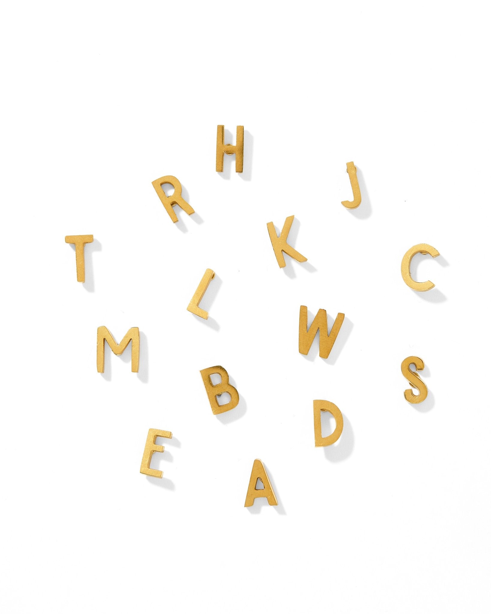 Screwback Stud Earrings - Initial W - LINNY CO WholesaleStuds