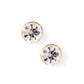 Screwback Stud Earrings - Juliet Clear 5mm - LINNY CO WholesaleStuds