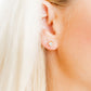 Screwback Stud Earrings - Juliet Clear 5mm - LINNY CO WholesaleStuds