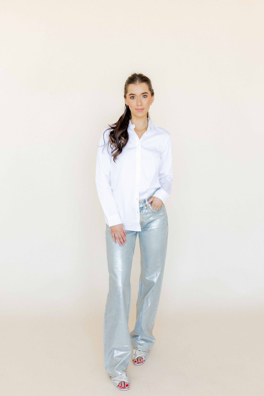 Screwback Stud Earrings - Juliet Clear 5mm - LINNY CO WholesaleStuds