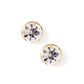 Screwback Stud Earrings - Juliet Clear 8mm - LINNY CO WholesaleStuds