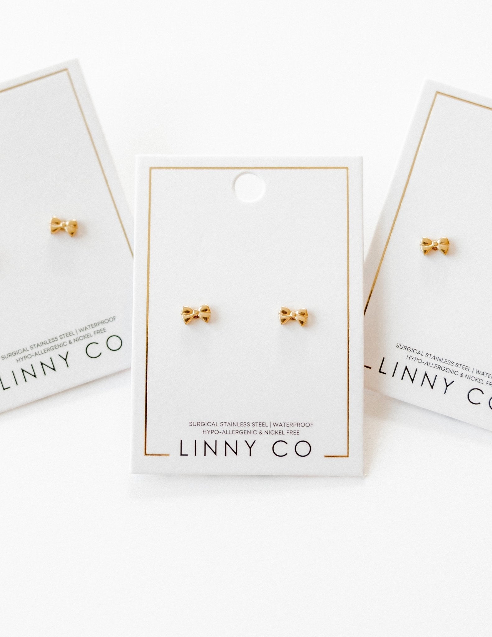 Screwback Stud Earrings - Kate Candy Gold - LINNY CO WholesaleStuds
