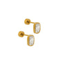 Screwback Stud Earrings - Kay Clear - LINNY CO WholesaleStuds