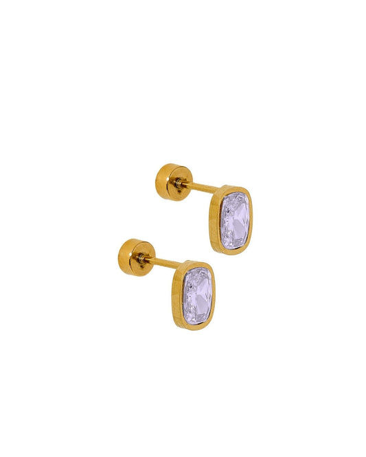 Screwback Stud Earrings - Kay Lavender - LINNY CO WholesaleStuds
