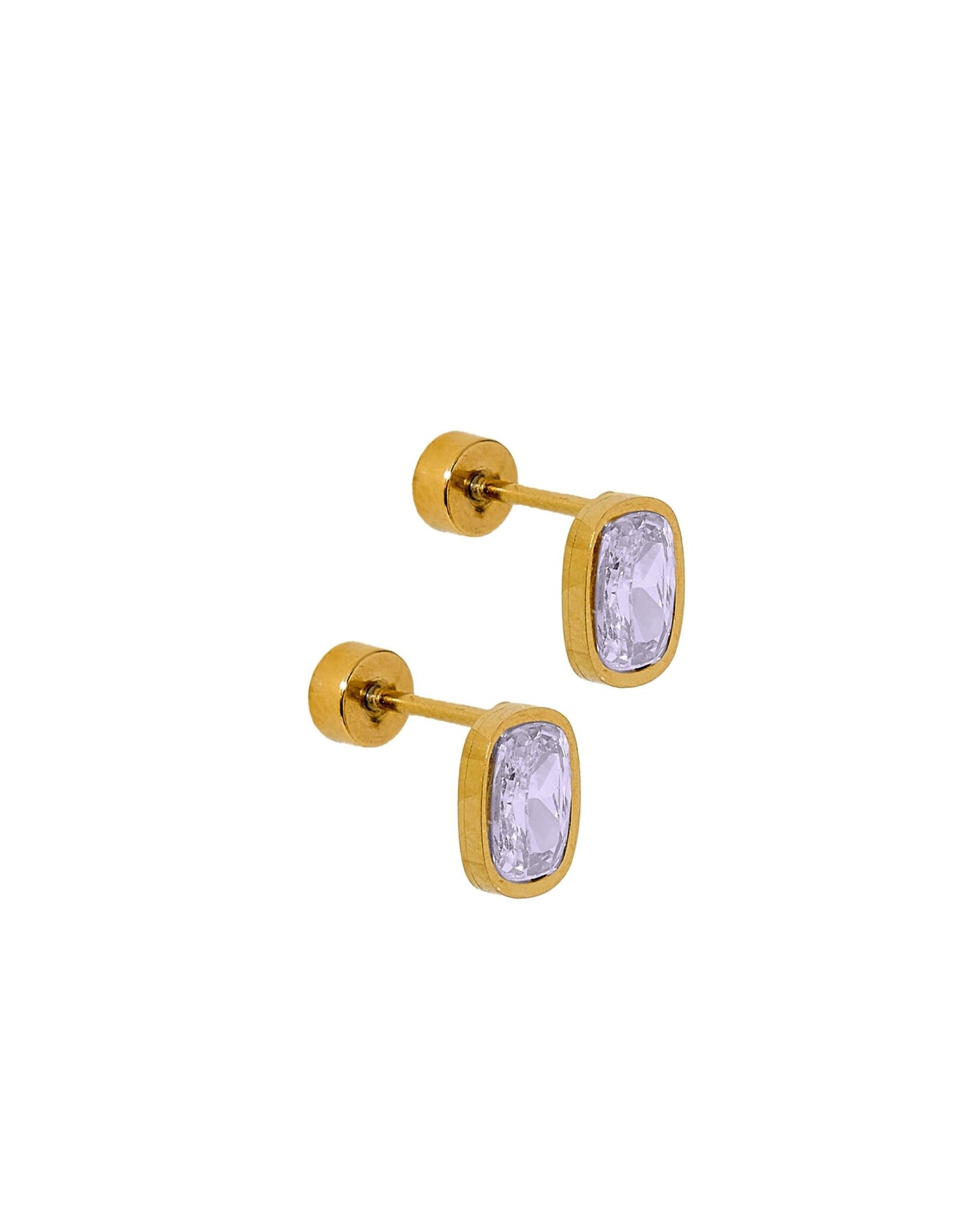 Screwback Stud Earrings - Kay Lavender - LINNY CO WholesaleStuds
