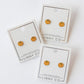 Screwback Stud Earrings - Knox Pumpkin - LINNY CO WholesaleStuds