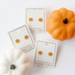 Screwback Stud Earrings - Knox Pumpkin - LINNY CO WholesaleStuds