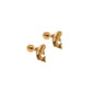 Screwback Stud Earrings - Koi Gold - LINNY CO Wholesale