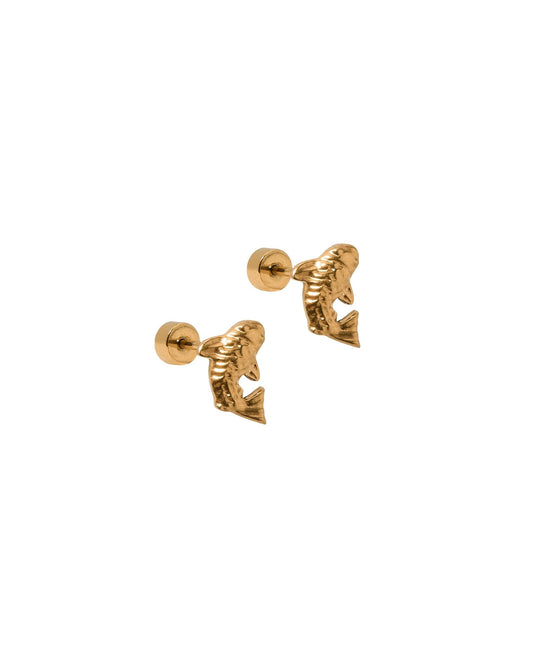 Screwback Stud Earrings - Koi Gold - LINNY CO Wholesale