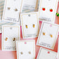 Screwback Stud Earrings - Lacrosse - LINNY CO WholesaleStuds
