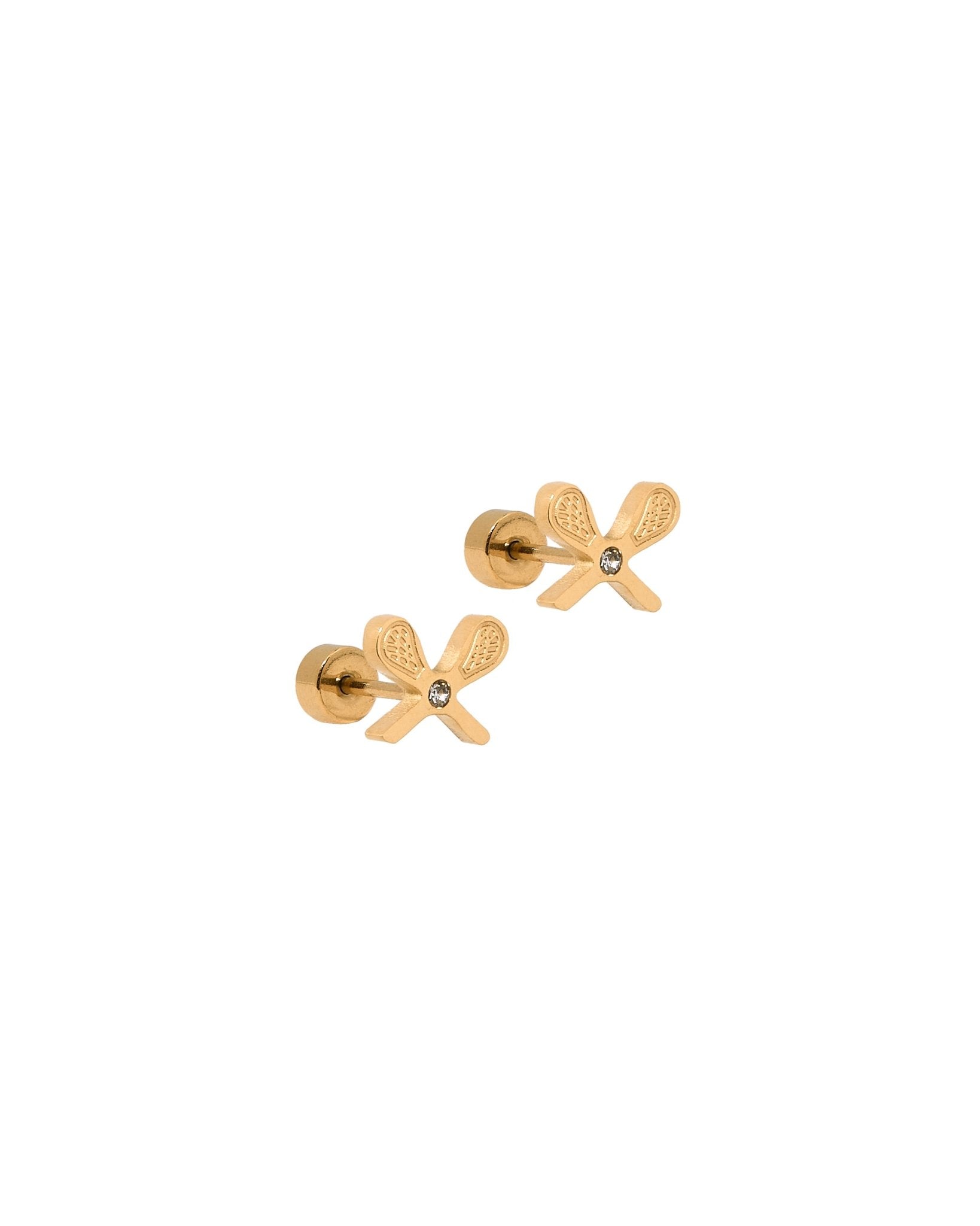 Screwback Stud Earrings - Lacrosse - LINNY CO WholesaleStuds