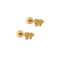 Screwback Stud Earrings - Lady Horse Gold - LINNY CO WholesaleStuds